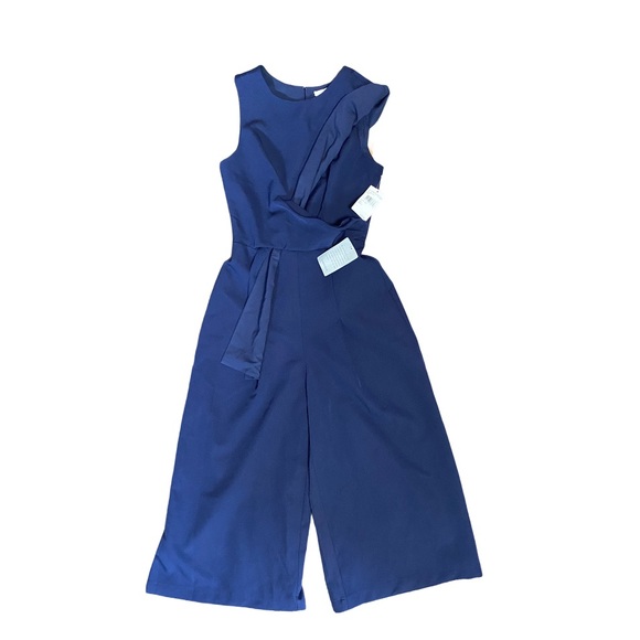Harlyn Nordstrom Navy cropped formal jumpsuit XS - Picture 2 of 5